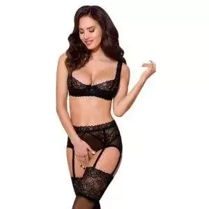 Obsessive Blonde BH og Hofteholder