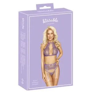 Kissable Lingeri Sæt i Lilla Blonder