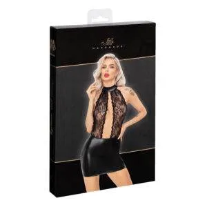 Noir Wetlook og Blonde Kjole