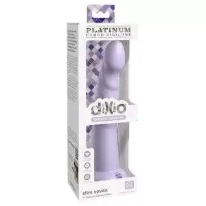Dillio Platinum Slim Seven Dildo med Sugekop