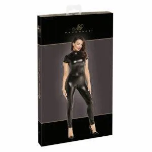Noir Wetlook Jumpsuit