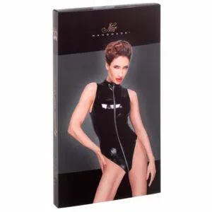 Noir Vinyl Body med 3-vejs Lynlås