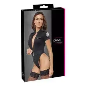 Politi Kostume Body Style med Strømpeholdere