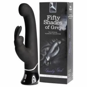 Greedy Girl G-Spot Rabbit Vibrator – Fifty Shades of Grey