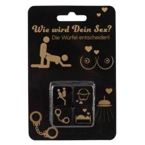 Erotisk Terning sæt med 4