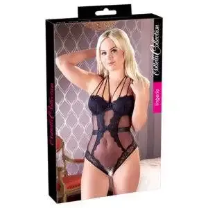 Blondebody med Push-Up og Cage Straps