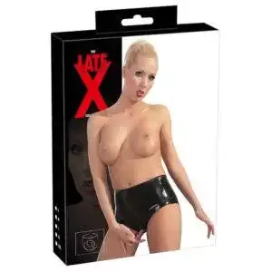 Late X latex trusser med vaginal tube