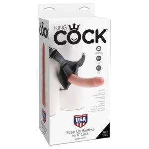 King Cock Strap-On Dildo med Harness