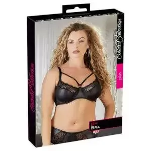 Wetlook Plus Size BH med Cage Straps