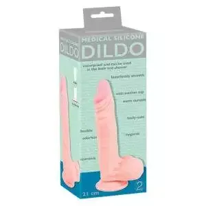 Medical Realistisk Silikone Dildo med Sugekop
