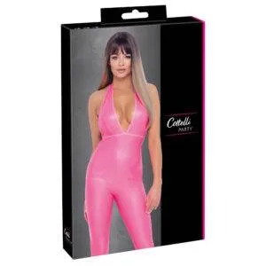 Wetlook Jumpsuit i Pink