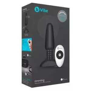 B-Vibe Rimming Anal Plug med Fjernbetjening