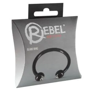 Rebel Penishovedring med 2 pyntekugler